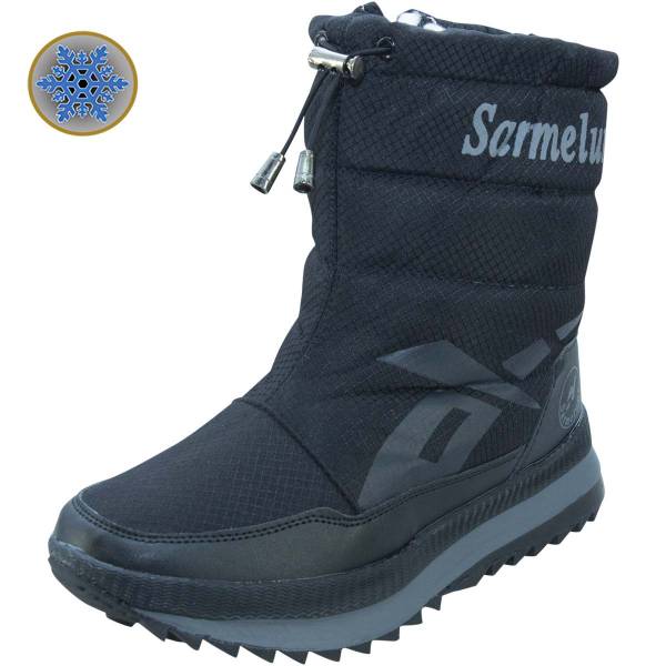 Сапоги женские SARMELUNS зимние Аляска 863 искусственный мех черные (1519001) - HAKKI
