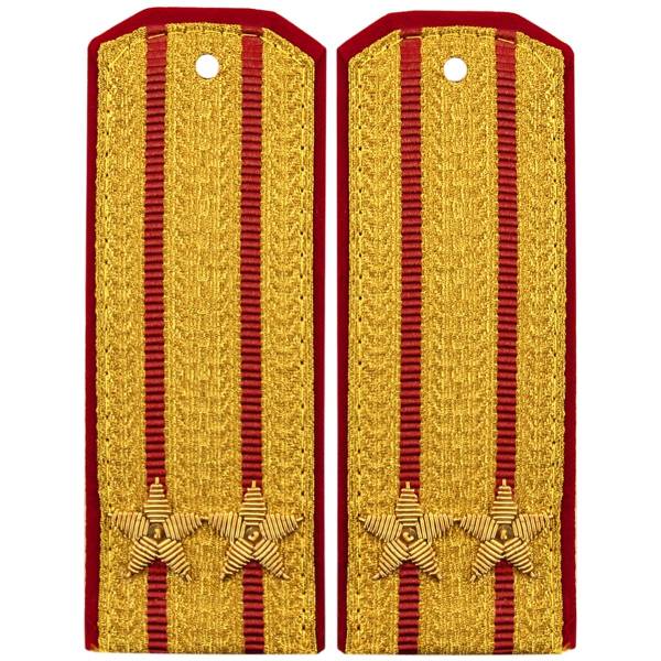 Погоны Общевойсковые парадные на китель Подполковник р/в галун (2208160) - HAKKI