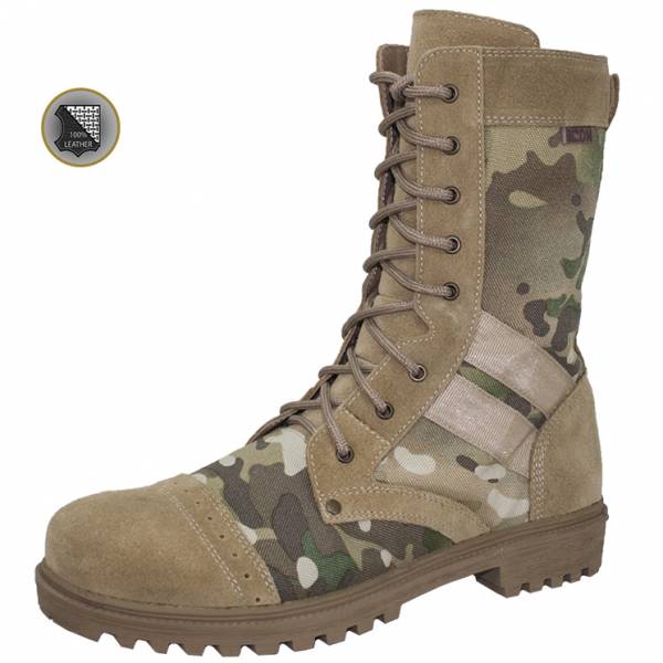 Ботинки с высоким берцем ( берцы ) BIZON ( БИЗОН ) Янки Я-18 облегченные camo-multi (1502836) - HAKKI