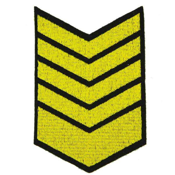 Знак - годичка ( нашивка шеврон ) нарукавный за выслугу лет ( по годам службы ) 9 лет вышитый (2508034) - HAKKI
