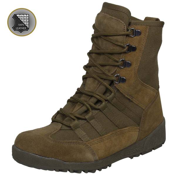 Ботинки с высоким берцем ( Берцы ) GARSING ( ГАРСИНГ ) SHARK COYOTE BROWN 131 облегченные койот-браун (1502205) - HAKKI