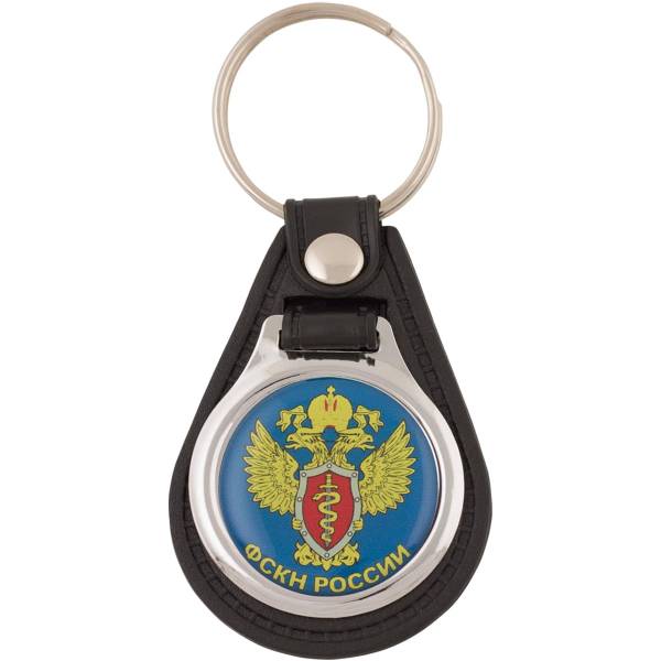 Брелок с символикой ФСКН России синий (4402023) - HAKKI
