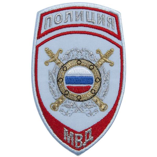 Нашивка ( шеврон ) на рукав Полиция ООП вышитая голубая (2503846) - HAKKI