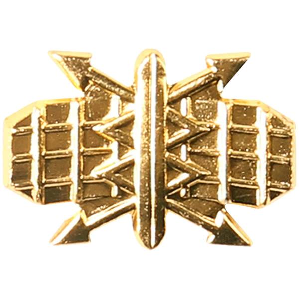 Эмблема ( знак ) петличная ( петлица ) РТВ ВВС России золотистая (2102122) - HAKKI