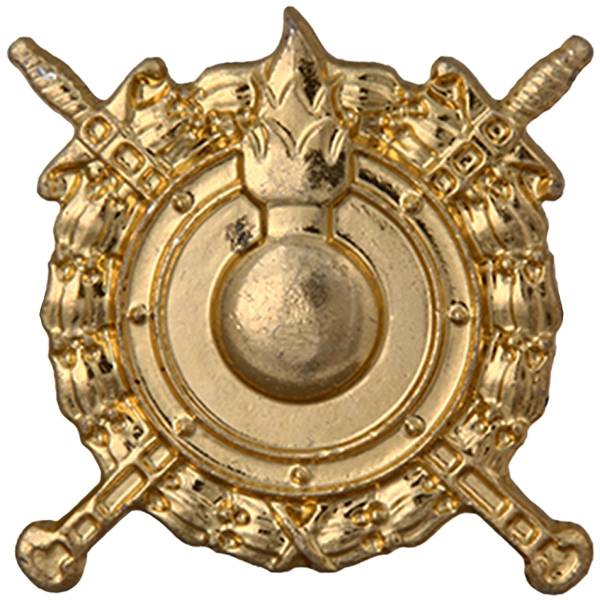 Эмблема ( знак ) петличная ( петлица ) Внутренние войска МВД золотая (2102004) - HAKKI