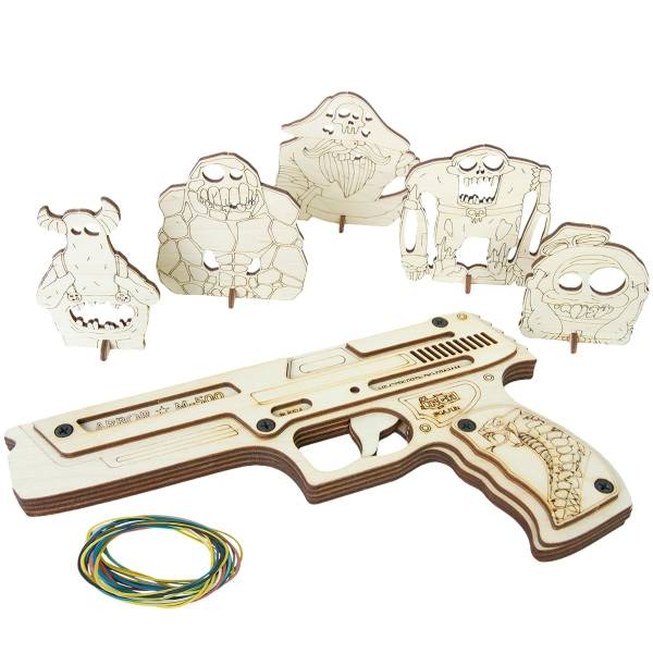 Резинкострел IRGA ARBOR M-500 COBRA + мишени монстры 5 штук (4902996) - HAKKI