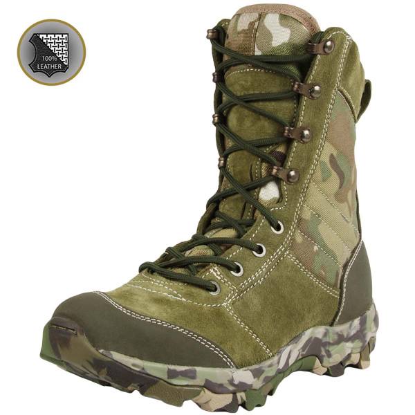 Ботинки с высоким берцем ( берцы ) GARSING ( ГАРСИНГ ) SABOTEUR CAMO MULTI 0339 МО облегченные CAMO-MULTI (1502211)  - HAKKI