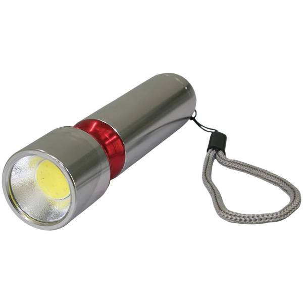 Фонарь LED Flashlight светодиодный Police 80000W Y-835 серебристый/красный (3311956) - HAKKI