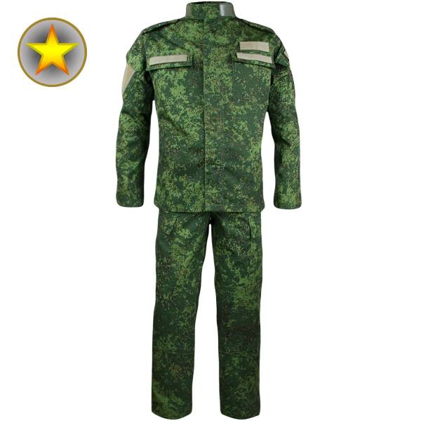 Костюм ( камуфляж ) для военнослужащих ВКБО ( ВКПО ) летний уставной камуфлированный цифра зеленая (1107146) - HAKKI
