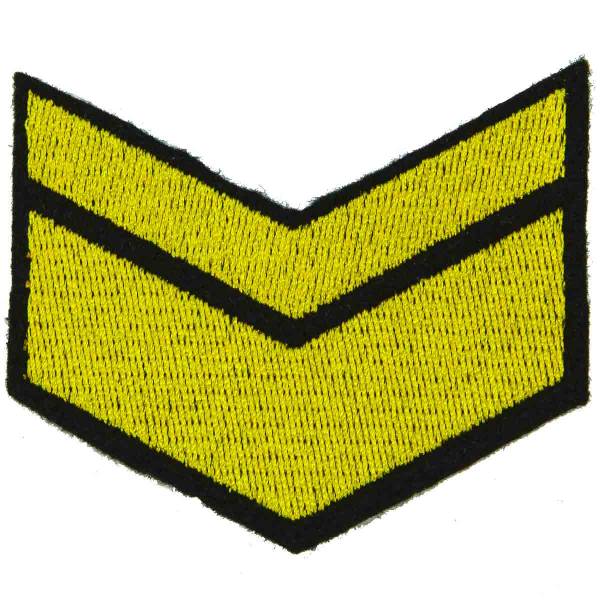 Знак - годичка ( нашивка шеврон ) нарукавный за выслугу лет ( по годам службы ) 6 лет вышитый (2508031) - HAKKI