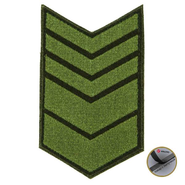 Знак - годичка ( нашивка шеврон ) нарукавный за выслугу лет ( по годам службы ) 13 лет полевой вышитый на липучке (2508063) - HAKKI