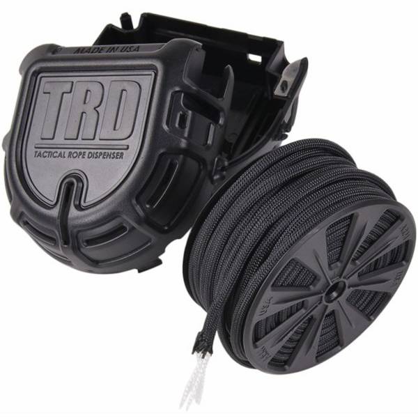 Диспенсер TRD тактический для паракорда ( верёвки ) 15 м черный (3328001) - ВОЕНТОРГ ТЫЛОВИК