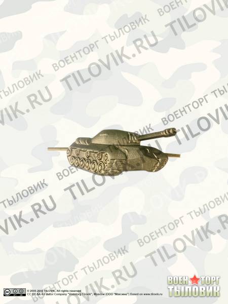 Эмблема ( знак ) петличная ( петлица ) Танковые войска левая защитная (2102130) - HAKKI