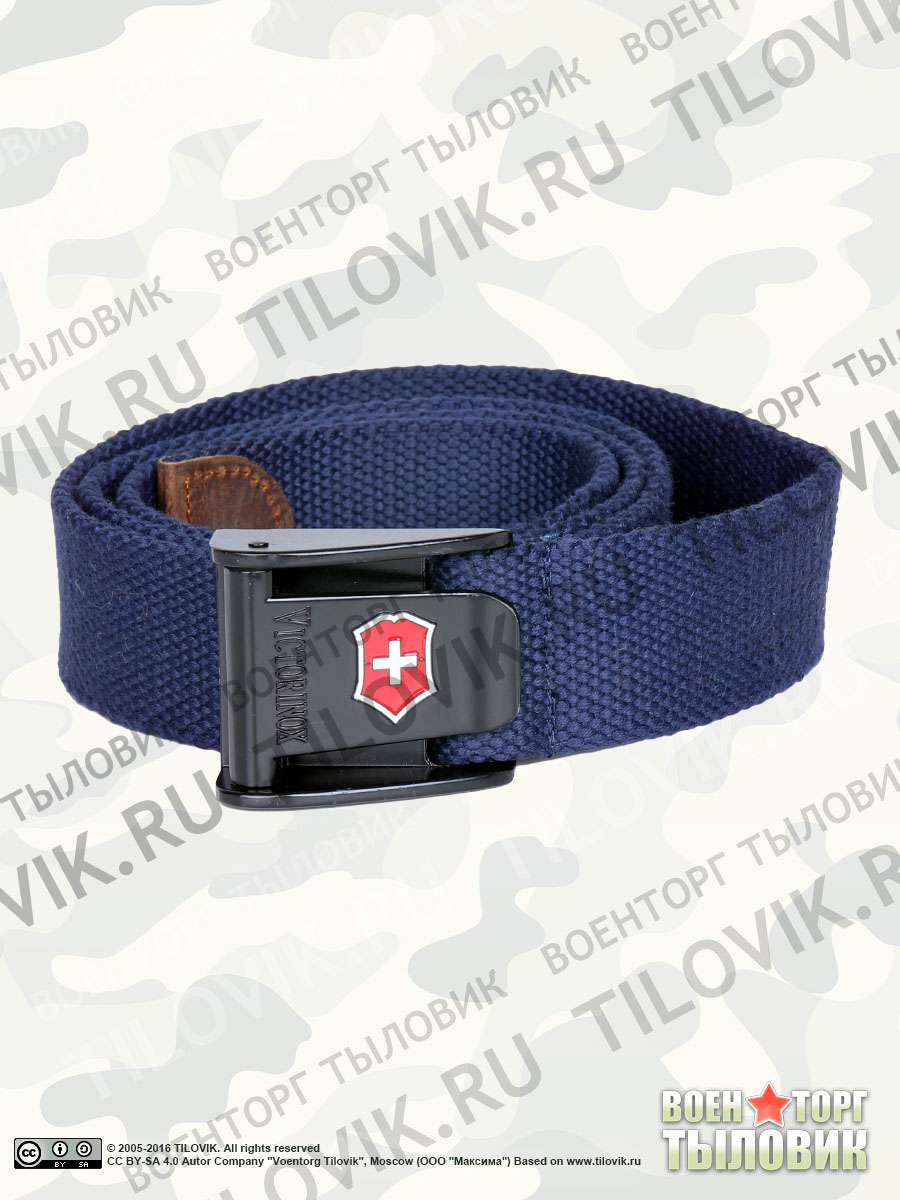 Ремень Victorinox стропа с пряжкой (темно-синий) (1606064) - ВОЕНТОРГ ТЫЛОВИК