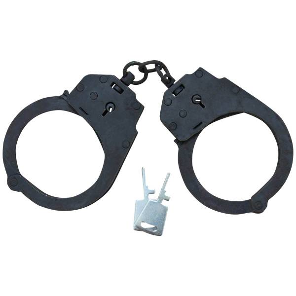 Наручники Handcuffs БР - 1КФ ( БР-С БРС ) КРОТ оперативные без фиксатора вороненые (3204002) - HAKKI