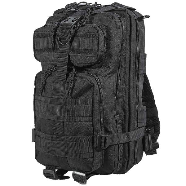 Рюкзак TAC штурмовой 30х45х23 30 л черный (3306993) - HAKKI