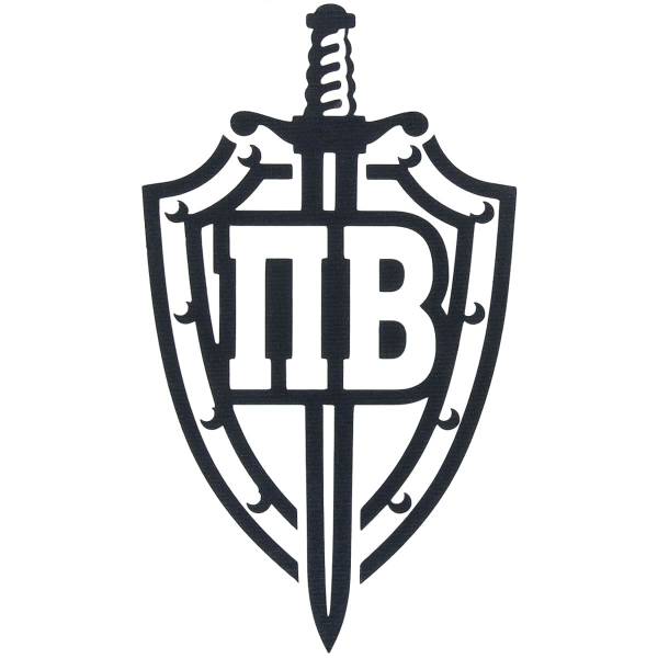 Наклейка на авто виниловая с символикой Пограничные войска 10х17 (12012004)