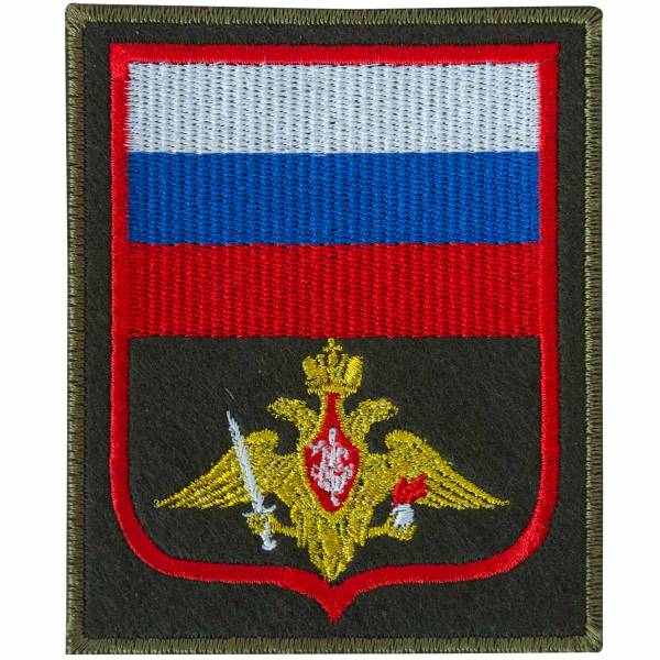 Нашивка ( шеврон ) на рукав Сухопутные войска Приказ №300 8,3х10 вышитая красный кант оливковая (2503189) - HAKKI