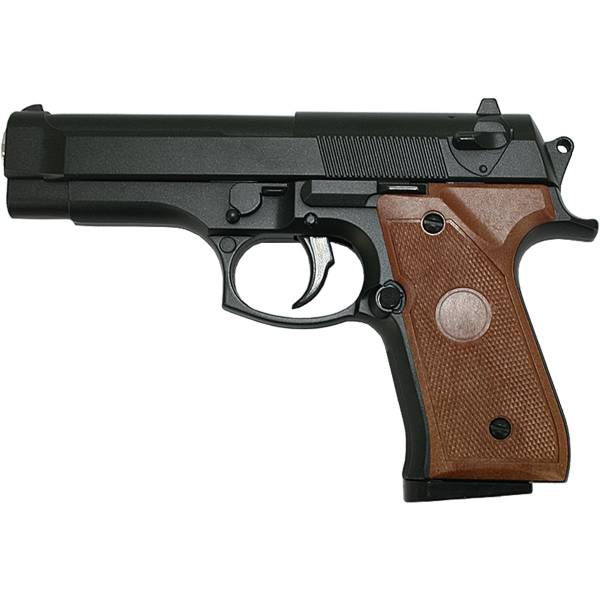 Пистолет GALAXY пневматический страйкбольный Beretta 92 mini магазин 8 шт калибр 6 мм (3219004) - HAKKI
