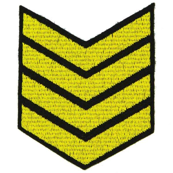 Знак - годичка ( нашивка шеврон ) нарукавный за выслугу лет ( по годам службы ) 4 года вышитый (2508029) - HAKKI