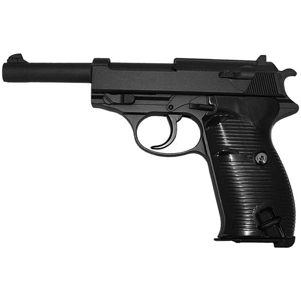 Пистолет GALAXY пневматический страйкбольный Walther P38 магазин 13 шт калибр 6 мм (3219001) - HAKKI