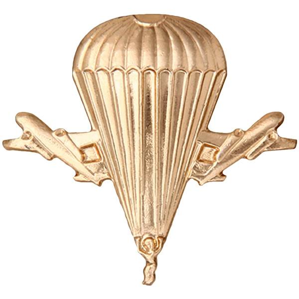 Эмблема ( знак ) петличная ( петлица ) ВДВ России нового образца золотая (2102010) - HAKKI