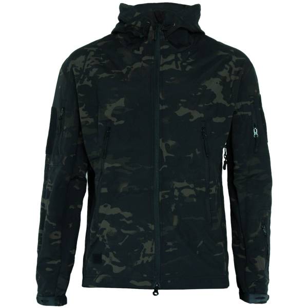 Куртка TAC SoftShell тактическая демисезонная ветровлагозащитная мембрана камуфлированная нато (1105858) - HAKKI