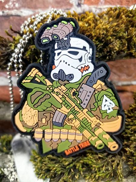 Нашивка ( шеврон патч patch ) тактическая ШТУРМОВИК ЗВЕЗДНЫЕ ВОЙНЫ 3D PVC на липучке 6,5х8 (2504367) - HAKKI