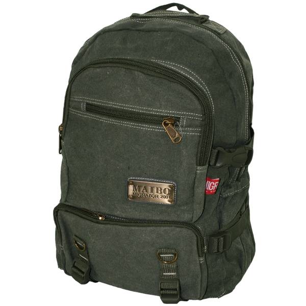 Рюкзак Maibo Migrator 2001 брезентовый 50х30х20 35 л зеленый (3306985) - HAKKI