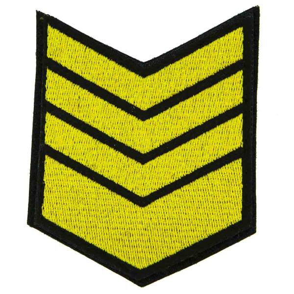 Знак - годичка ( нашивка шеврон ) нарукавный за выслугу лет ( по годам службы ) 8 лет вышитый на липучке (2508008) - HAKKI