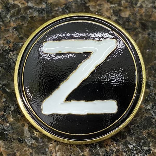 Знак нагрудный Z черный на пимсе (2301600) - HAKKI