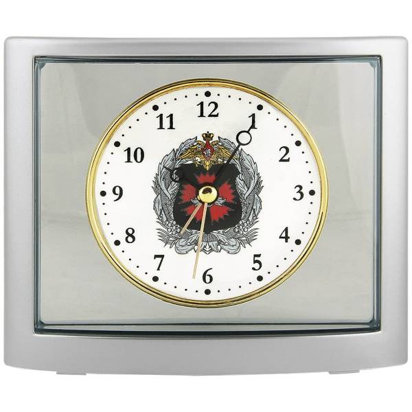 Часы настольные с символикой ГРУ ГШ ВС РФ пластик (4103024) - HAKKI
