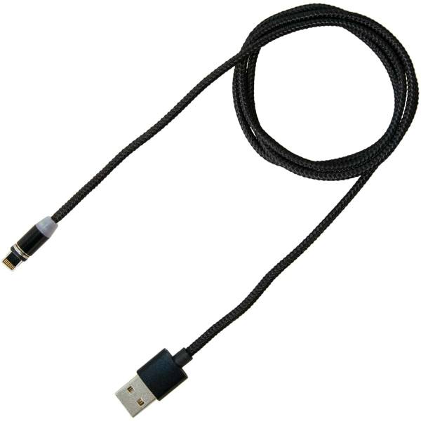 Кабель ( провод ) Х-CABLE для подключения портативных электронных устройств USB / Micro магнитный контакт черный (4002040) - HAKKI