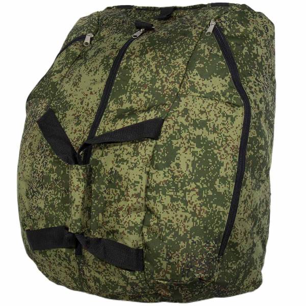 Сумка - рюкзак камуфлированная 65х35х35 80 л 10 м цифра зеленая (3310816) - HAKKI
