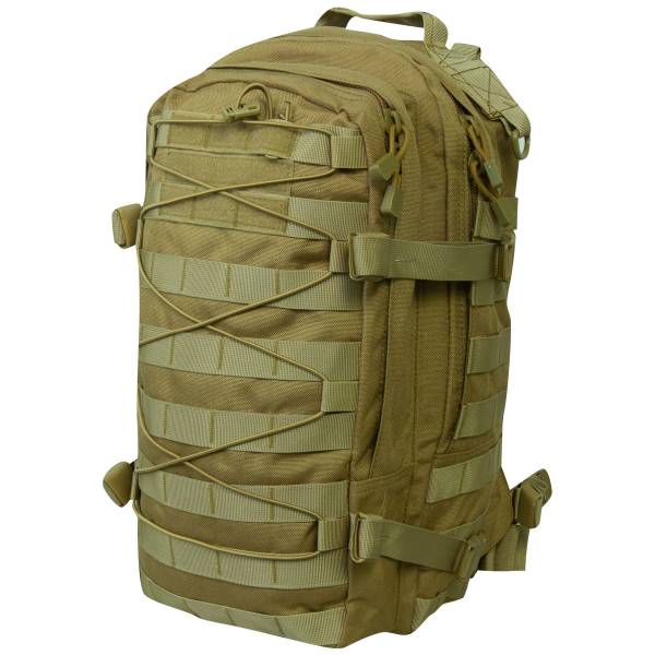 Рюкзак TAC тактический системы MOLLE ( МОЛЛЕ ) 23х48х20 22 л коричневый (3306016) - ВОЕНТОРГ ТЫЛОВИК