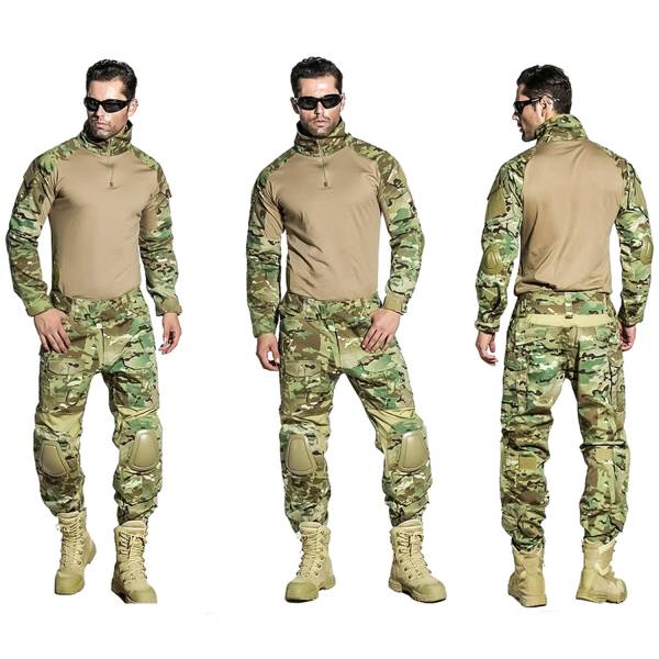 Брюки TAC тактические мужские демисезонные рип-стоп камуфлированные camo-multi (1101608) - HAKKI