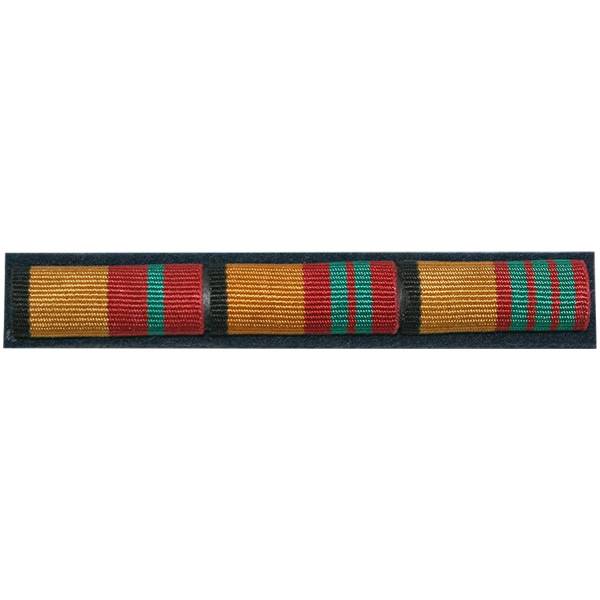 Планка №3 МО За отличие в военной службе 1 2 и 3 степени синий фон на клипсе (2405072) - HAKKI