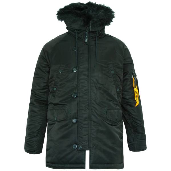 Куртка NORD DENALI аляска HUSKY DENALI BLACK LINE черная (1105174) - HAKKI
