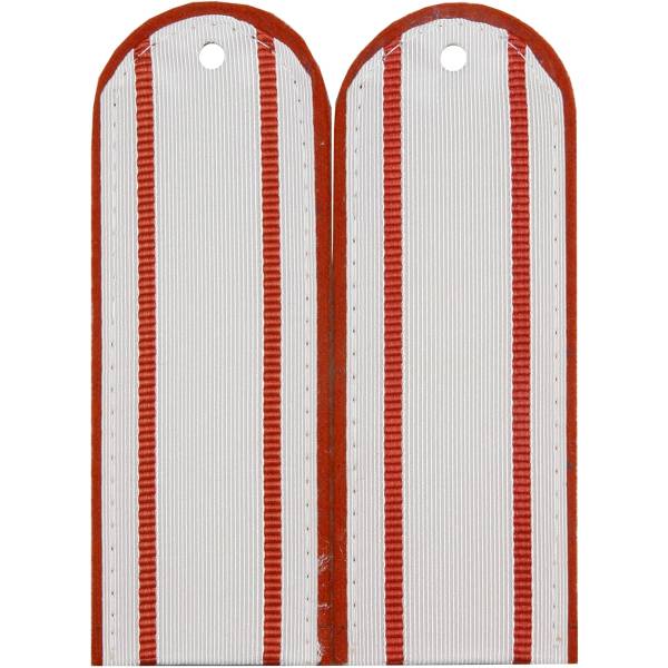 Погоны МЧС парадные на рубашку 2 просвета галун (2207029) - HAKKI