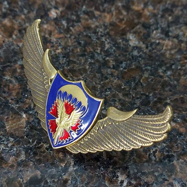 Знак нагрудный Спецназ крылья ВДВ ГРУ закрутка (2301236) - HAKKI
