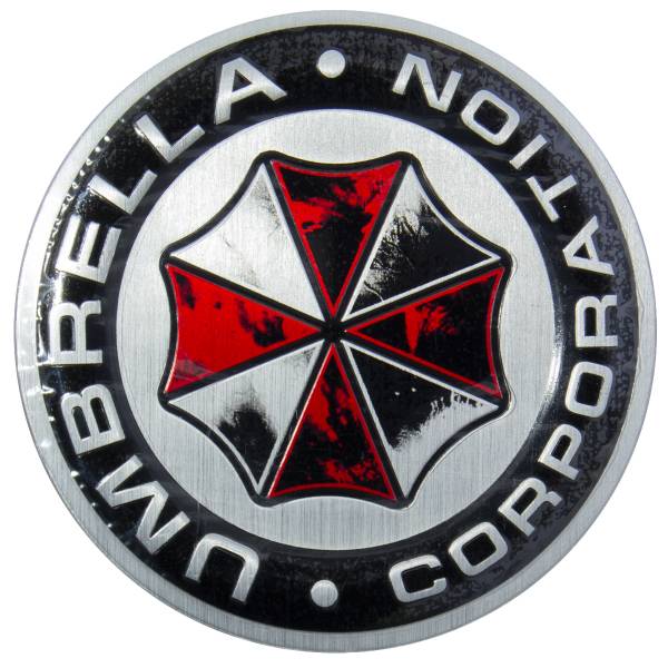 Шильдик ( наклейка шильд ) на авто UMBRELLA CORPORATION D-7,5 черный (12017808)