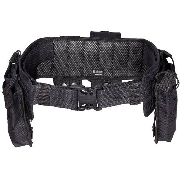 Пояс ( ремень ) Азимут ( Azimut ) тактический с подсумками ПТ-2+ системы MOLLE черный (3213965) - ВОЕНТОРГ ТЫЛОВИК