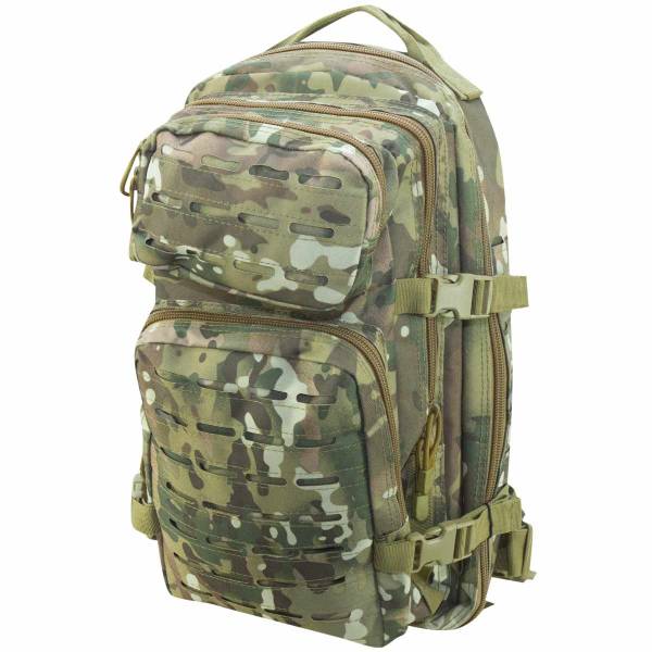 Рюкзак TAC тактический Assault Laser Cut 22х46х30 30 л камуфлированный camo-multi (3306045) - HAKKI