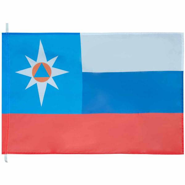 Флаг МЧС России представительский 70х105 (4702954) - HAKKI