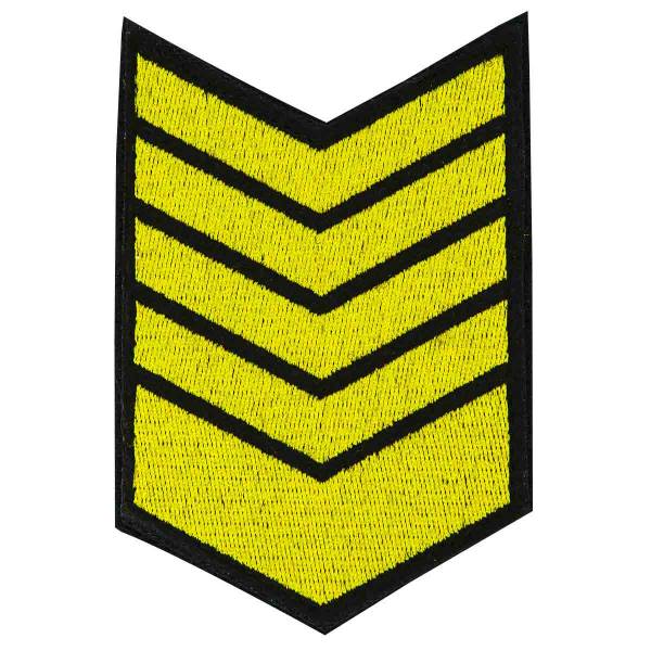 Знак - годичка ( нашивка шеврон ) нарукавный за выслугу лет ( по годам службы ) 9 лет вышитый на липучке (2508009) - HAKKI