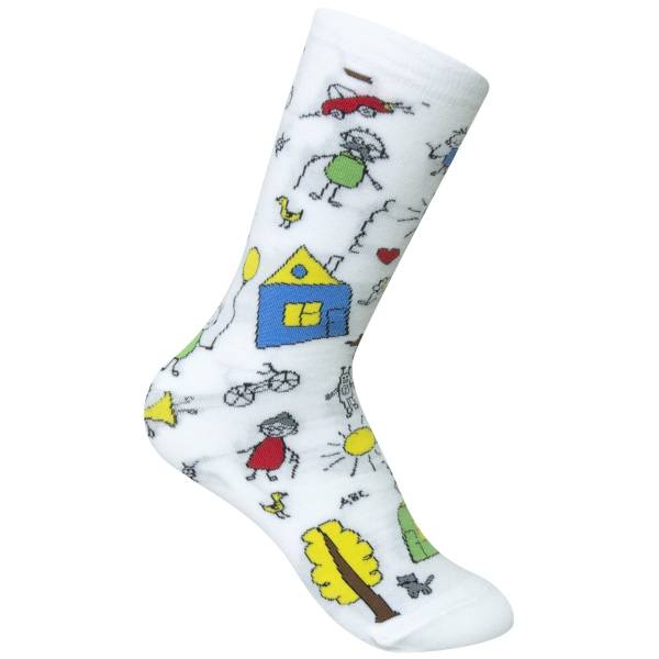 Носки SANTA SOCKS женские белые (1216076) - HAKKI