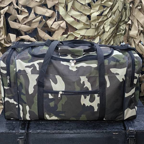 Сумка дорожная с боковыми карманами камуфлированная 70х30х40 90 л нато (3310373) - HAKKI