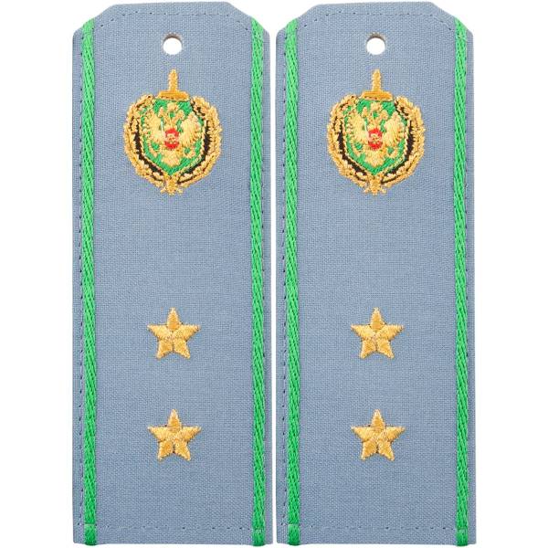 Погоны Пограничной Службы ФСБ Прапорщик на пластике с эмблемой (2209029) - HAKKI