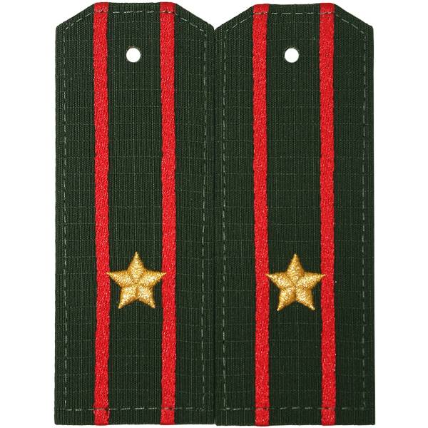 Погоны Общевойсковые на офисную форму Майор рип-стоп машинная вышивка пластик (2208104) - HAKKI