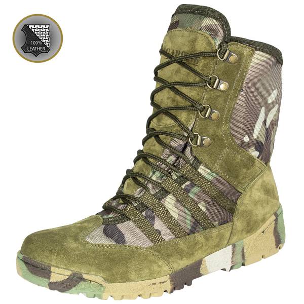 Ботинки с высоким берцем ( берцы ) GARSING ( ГАРСИНГ ) SHARK 131 MO облегченные CAMO-MULTI (1502747) - HAKKI